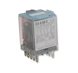 [C4-A40X/115VAC] General Purpose Power Relay, C4 Series, 4PDT, 115 VAC, 10 A