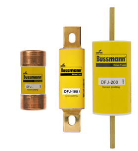 Fusible Bussmann DFJ, 600V, clase J, tipo rápido
