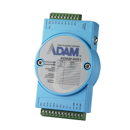 [ADAM-6051-D] 16-Ch Isolated DI/O w/Counter Module