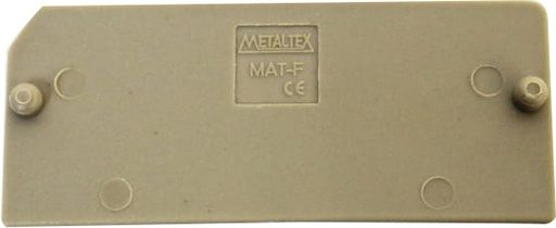 [MAT-F] Tapa final metaltex portafusibles MAB1 Serie M