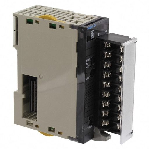 [CJ1W-AD081-V1] Analog input unit, 8 x inputs, -10 to 10 V, 4 to 20 mA, resolution 1:4000/8000, screw terminal