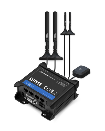[RUT956] Router LTE Con E/S, GNSS y RS232/RS485, Doble SIM