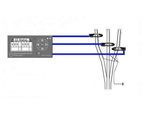 [3503118_S] Kries Connecting cable set, pluggable, 3m, for all split cores, labels L1-3