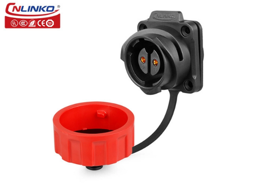 [YM-24-J02SX-02-401] Conector Serie YM-24 Hembra 2 Pines Socket Soldar CNLINKO