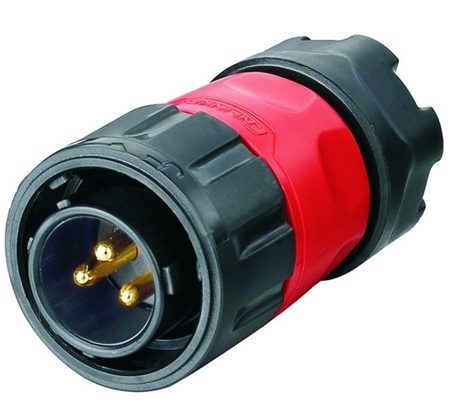 [YM-20-C03PE-02-001A] Conector Serie YM-20 Macho 3 Pines Plug Soldar CNLINKO