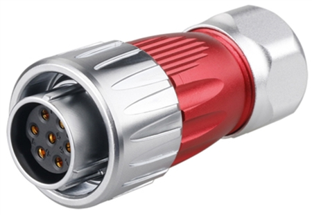 [DH-20-J07PE-03-001A] Conector Serie DH-20 Hembra 7 Pines Plug Soldar CNLINKO