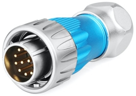 [DH-24-C12PE-03-001A] Conector Serie DH-24 Macho 12 Pines Plug Soldar CNLINKO