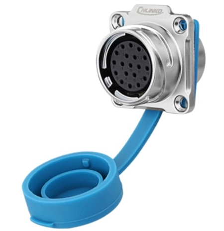 [DH-24-J19SX-03-401A] Conector Serie DH-24 Hembras 19 Pines Socket Soldar CNLINKO