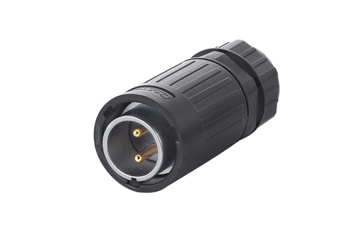 [YA-20-C02PE-01-001A] Conector Serie YA-20 Macho 2 Pines Plug Soldar CNLINKO