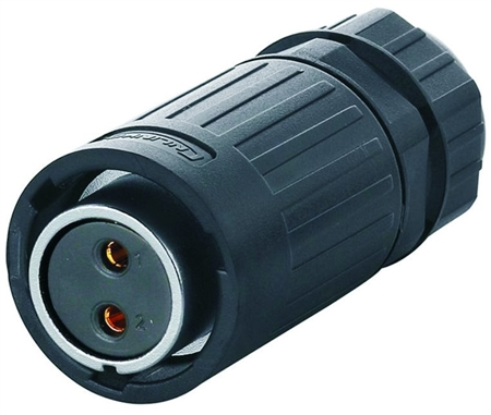[YA-20-J02PE-01-001A] Conector Serie YA-20 Hembra 2 Pines Plug Soldar CNLINKO