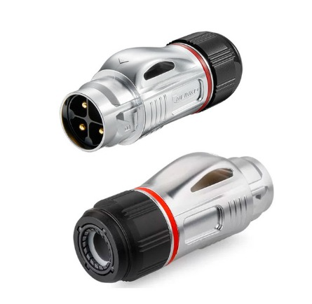 [BD-24-J04SX-02-207] Conector Serie BD-24 Hembra 4 Pines Socket Bloqueo Plástico CNLINKO