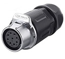 [LP-20-J09PP-01-001] Conector Serie LP-20 CNLINKO(9Pines Hembra)
