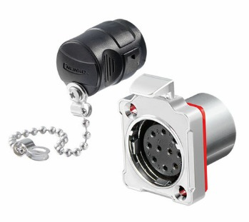 [BD-24-J10SX-02-207A] Conector Serie BD-24 Hembra 10 Pines Socket Bloqueo Plástico CNLINKO