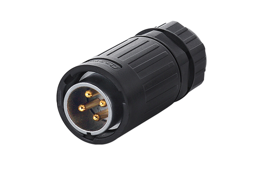 [YA-20-C04PE-01-001A] Conector Serie YA-20 Macho 4 Pines Plug Soldar CNLINKO
