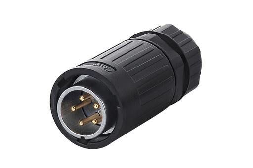 [YA-20-C05PE-01-001A] Conector Serie YA-20 Macho 5 Pines Plug Soldar CNLINKO