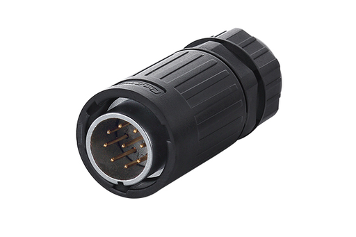 [YA-20-C09PE-01-001A] Conector Serie YA-20 Macho 9 Pines Plug Soldar CNLINKO