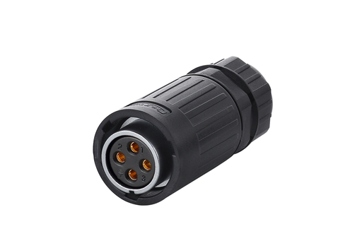 [YA-20-J04PE-01-001A] Conector Serie YA-20 Hembra  4 Pines Plug Soldar CNLINKO