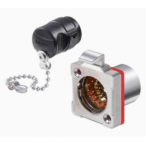[BD-24-J24SX-03-207A] Conector Serie BD-24 Hembra 24 Pines Socket Bloqueo Metálico CNLINKO