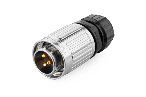 [YW-20-C03PE-03-001A] Conector Serie YW-20 Macho 3 Pines Plug Soldar CNLINKO