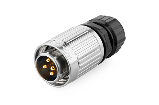 [YW-20-C04PE-03-001A] Conector Serie YW-20 Macho 4 Pines Plug Soldar CNLINKO