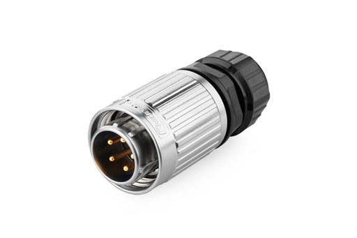 [YW-20-C05PE-03-001A] Conector Serie YW-20 Macho 5 Pines Plug Soldar CNLINKO
