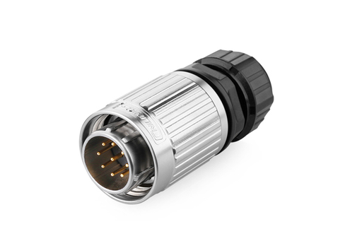 [YW-20-C09PE-03-001A] Conector Serie YW-20 Macho 9 Pines Plug Soldar CNLINKO