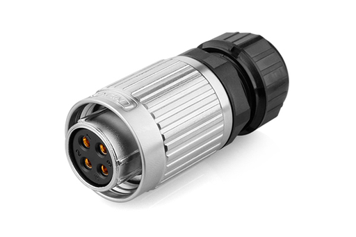 [YW-20-J04PE-03-001A] Conector Serie YW-20 Hembra 4 Pines Plug Soldar CNLINKO