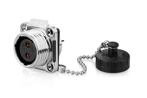 [YW-20-J02SX-03-401A] Conector Serie YW-20 Hembra 2 Pines Socket Soldar CNLINKO