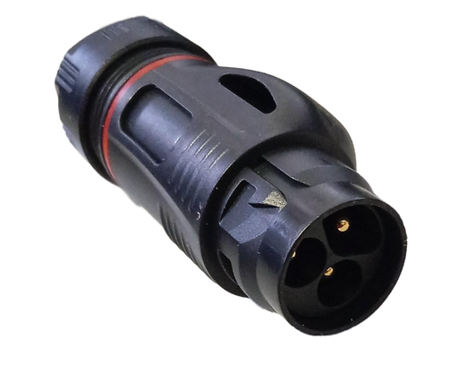 [BD-24-C03PE-22-001A] Conector Serie BD-24 Macho 3 Pines Plug Bloqueo CNLINKO