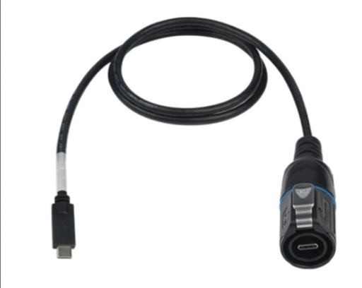[LP16-TYPEC-MP-MP-0D5M-001] LP-16 Data 0.5m USB C 3.1 Cable with IP68 Gen1(500MB/S)