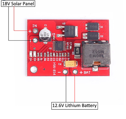 [CN3722] Módulo Controlador de Carga Solar BMS 3S 3A 12V MPPT 18650