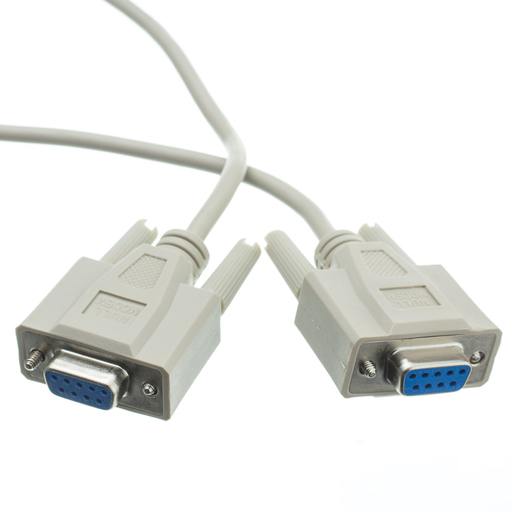[10D1-20406] Cable Serial NULL MODEM DB9 HEMBRA / DB9 HEMBRA 1.8MT
