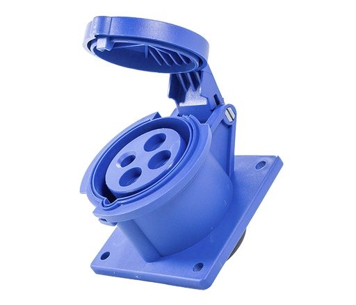 [TL3R16442] Tomacorriente para panel 16A 3P+E-9H - Azul - IP44