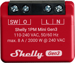 [1PM Mini Gen 3] Shelly 1PM Mini Gen3