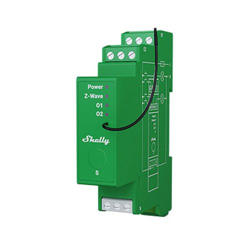 [Wave Pro Dimmer 2PM] Regulador Inteligente Z-Wave™ Wave Pro Dimmer 2PM Montaje DIN de Dos Canales con Medición