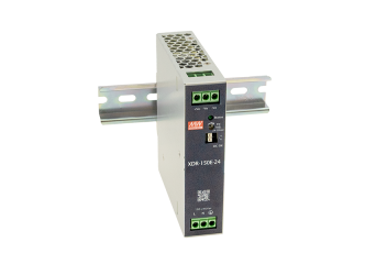 Fuente Delgada riel DIN 150W, Salidas 12V/24V/36V/48VDC, Serie XDR-150E