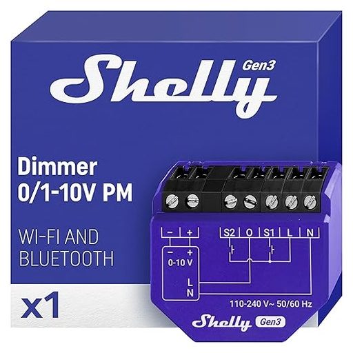 [Dimmer 0/1-10V PM Gen 3] Regulador de intensidad Dimmer 0/1-10 V PM Gen3