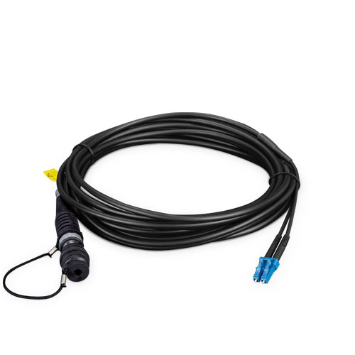 [CB-QODC10G-600] CB-QODC10G-600 Cable de fibra monomodo Q-ODC de 2 conectores/LC, 6 metros