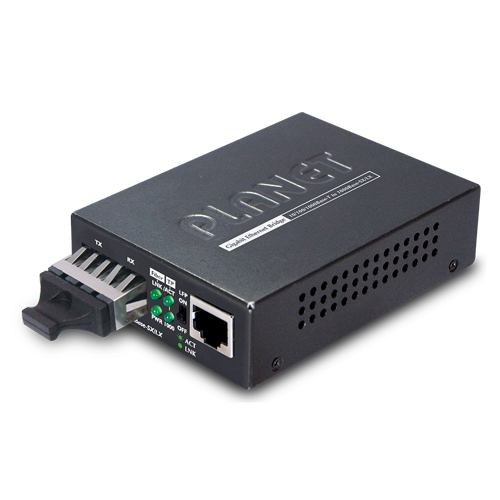 [GT-802S40] Convertidor de medios GT-802S40 10/100/1000Base-T a 1000BASE-LX (SM, SC, 40 km)