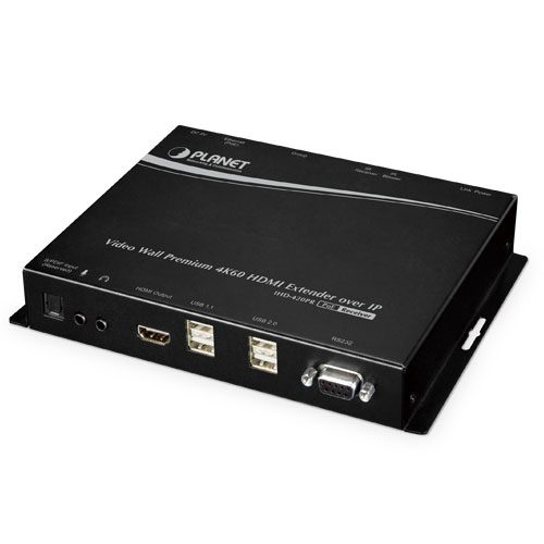 [IHD-420PR] Receptor HDMI & USB sobre IP 4K/60 con PoE para Video Wall IHD-420PR