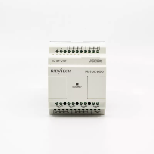 [PR-E-AC-16DO] Módulo Expansión Digital 16 Salidas Relé AC 110-240V, Para PLC Serie PR