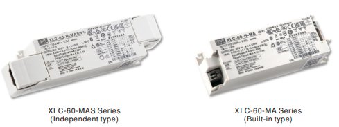 Controlador LED de potencia constante/voltaje constante de múltiples etapas de 60 W