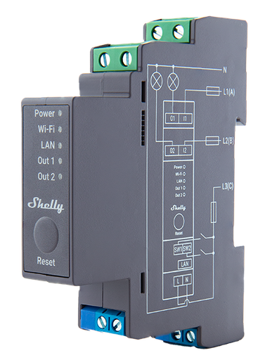 [Wave Pro 2 LR US] Shelly Pro 2