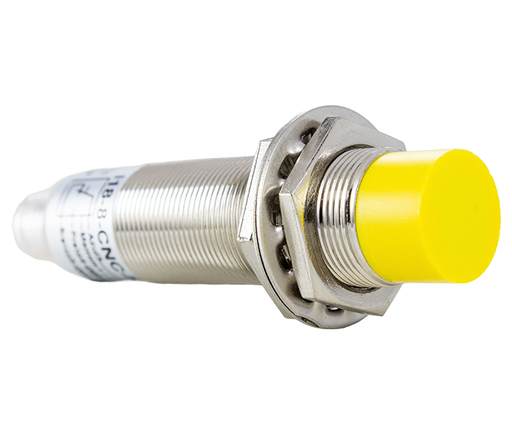 [I18-8-CNC-K12] Sensor inductivo sin cara NPN de 8 mm - NA+NC - Conexión M12
