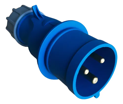 [TL3P32432] Enchufe Industrial Volante Macho 32A 2P+T 6H Azul / IP44