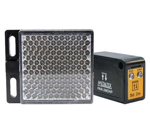[PAR-2MDNP] Sensor fotoeléctrico retroreflectivo 2M de distancia grado IP65 serie PAR