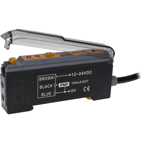 [PZ-DPN] Sensor fotoeléctrico por unidad de fibra óptica PNP 12 a 24VDC con cable