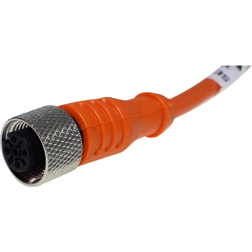 Cable con conector recto M12 de 4 pines 5 metros